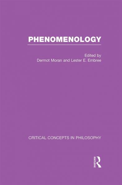 Phenomenology:Crit Con In Phil