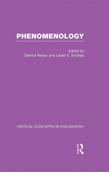 Phenomenology:Crit Con In Phil