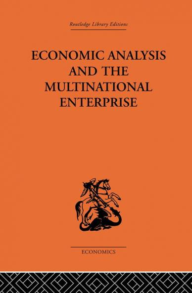 Economic Analysis and Multinational Enterprise