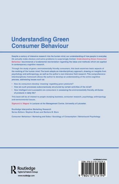 Understanding Green Consumer Behaviour