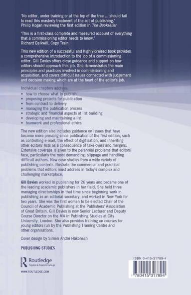 Book Commissioning and Acquisition