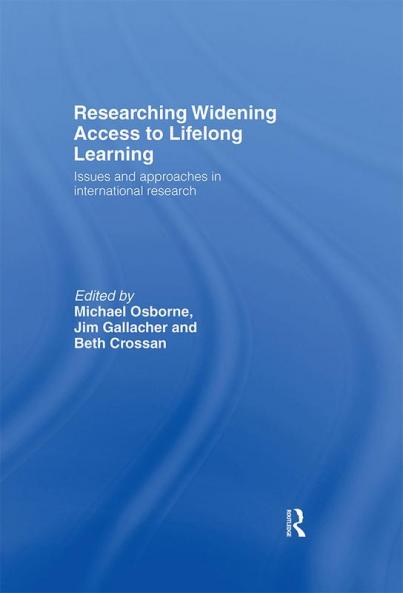 Researching Widening Access to Lifelong Learning