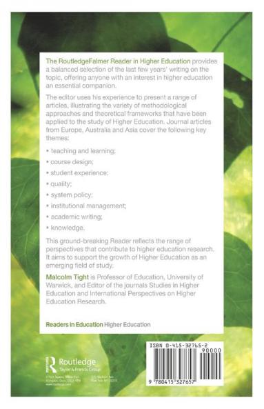 RoutledgeFalmer Reader in Higher Education