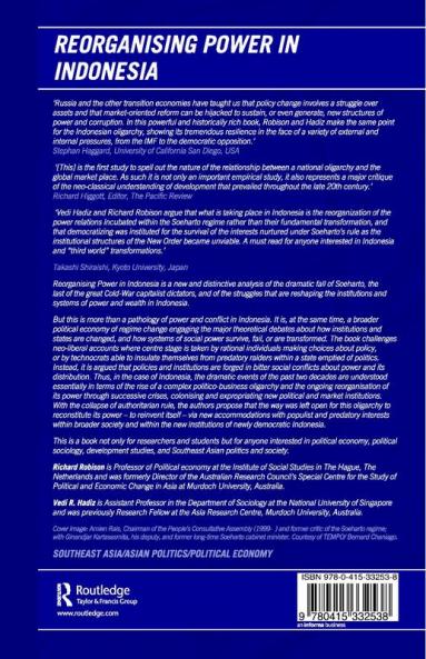 Reorganising Power in Indonesia