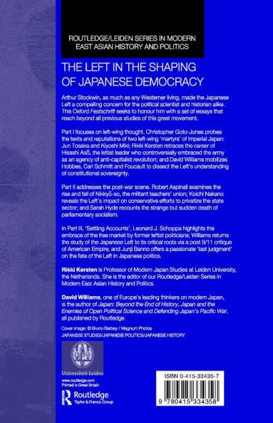 Left in the Shaping of Japanese Democracy
