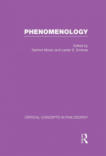 Phenomenology:Crit Con In Phil