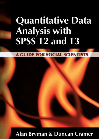 Quantitative Data Analysis with SPSS 12 and 13