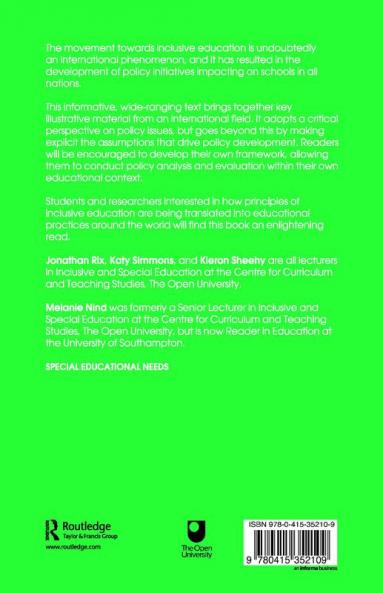 Policy and Power in Inclusive Education