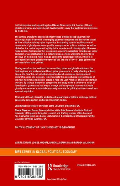 Critical Perspectives on Global Governance