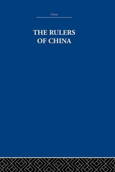 Rulers of China 221 B.C.