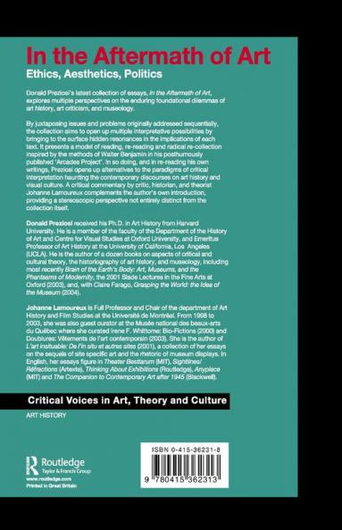 In the Aftermath of Art