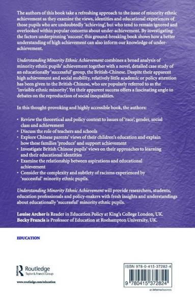 Understanding Minority Ethnic Achievement