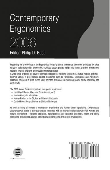 Contemporary Ergonomics 2006