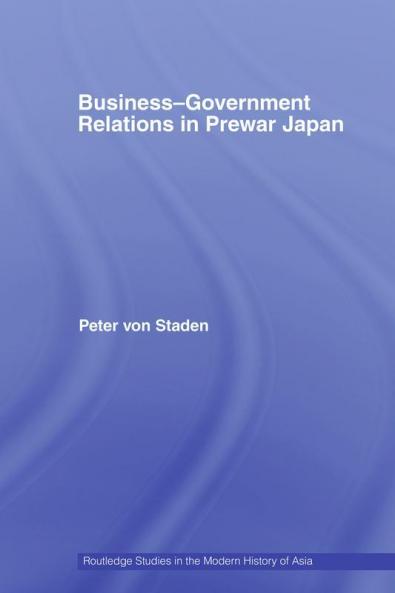 Business-Government Relations in Prewar Japan