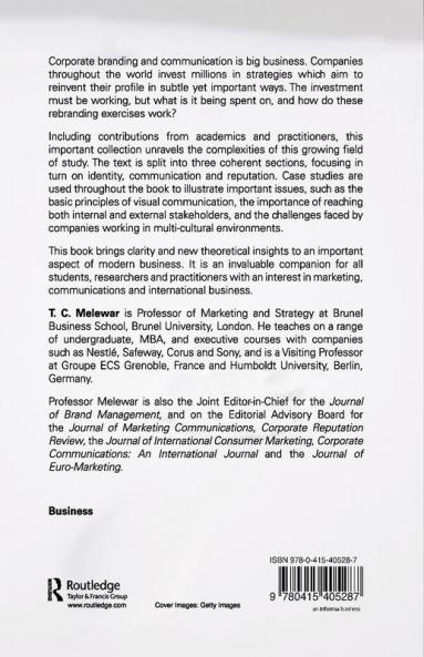 Facets of Corporate Identity Communication and Reputation