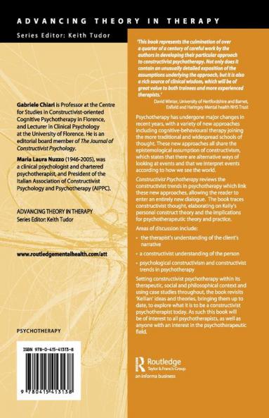 Constructivist Psychotherapy