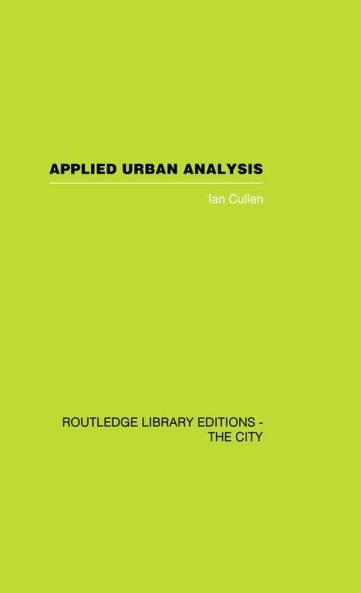 Applied Urban Analysis