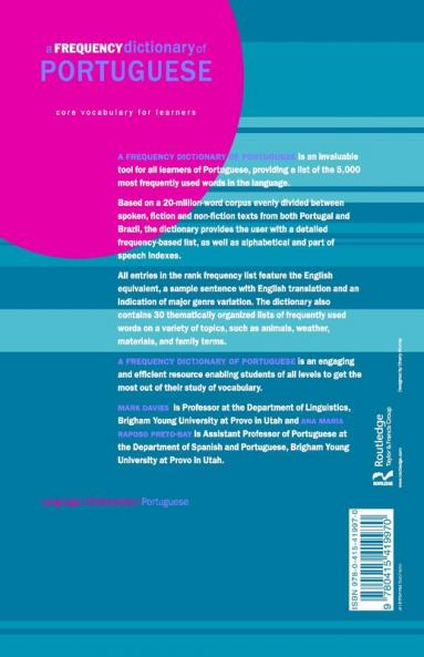 Frequency Dictionary of Portuguese