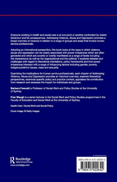 Addressing Violence Abuse and Oppression
