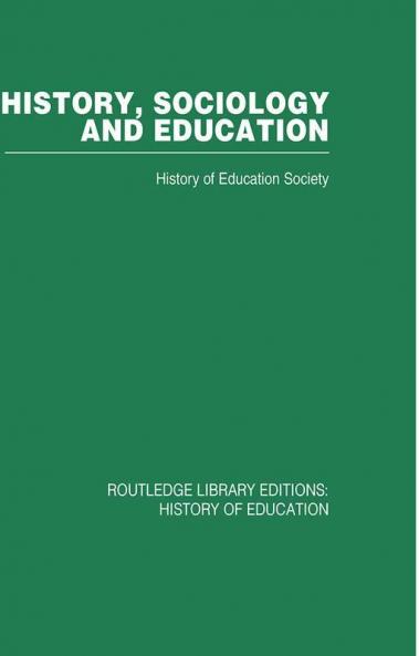 History Sociology and Education