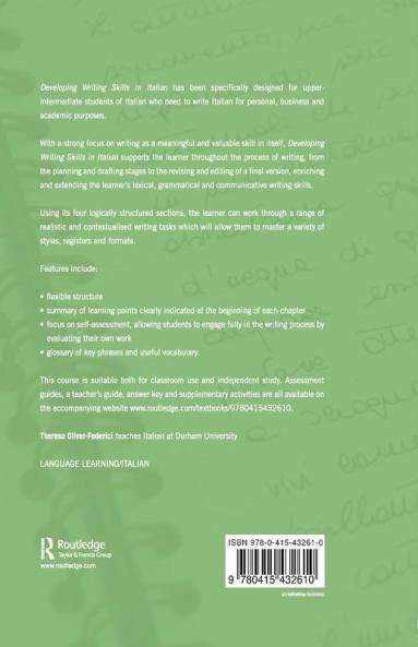 Developing Writing Skills in Italian