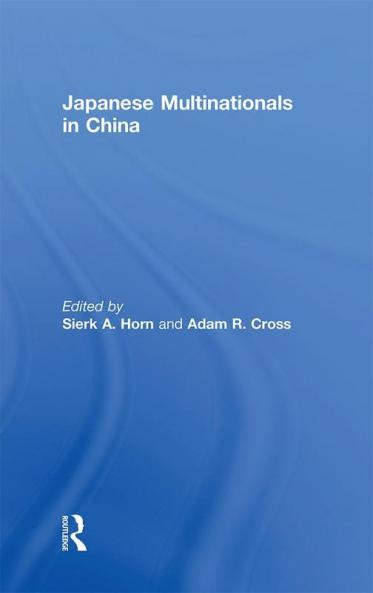 Japanese Multinationals in China
