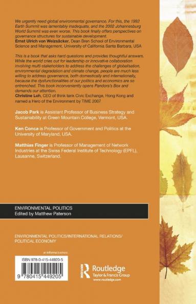 Crisis of Global Environmental Governance