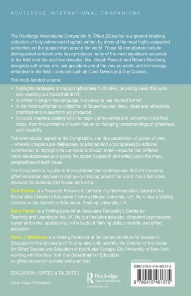 Routledge International Companion to Gifted Education
