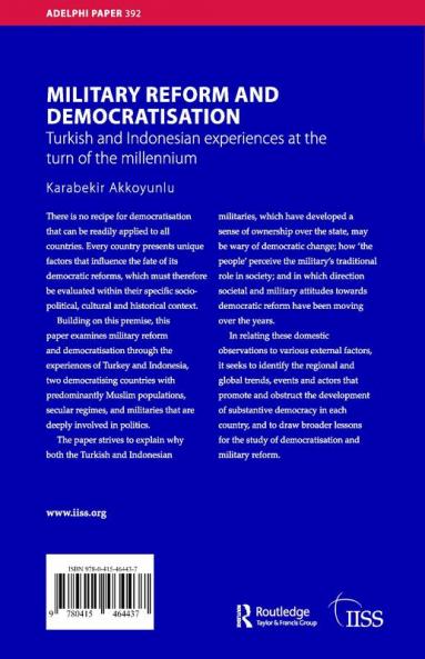 Military Reform and Democratisation
