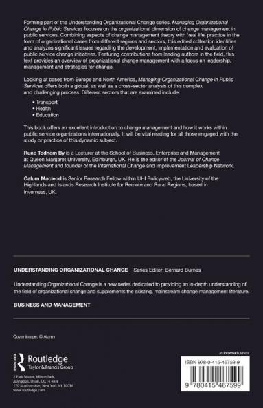 Managing Organizational Change in Public Services