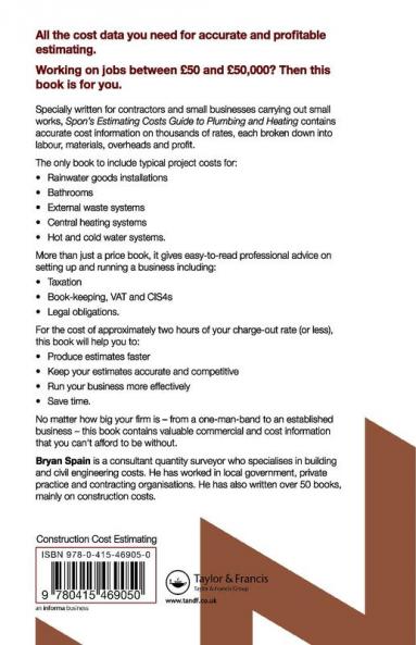 Spon's Estimating Costs Guide to Plumbing and Heating