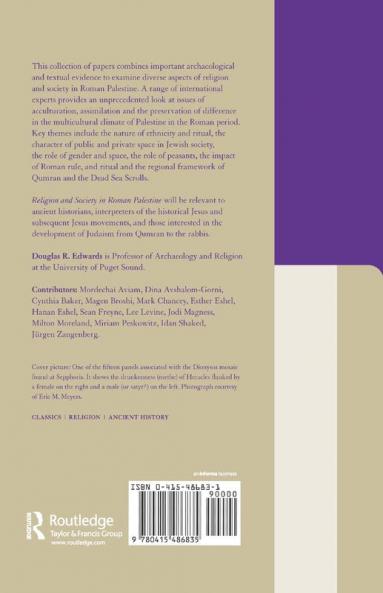 Religion and Society in Roman Palestine