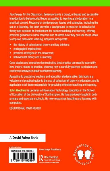 Psychology for the Classroom: Behaviourism