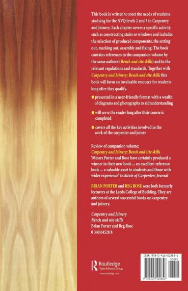 Carpentry and Joinery