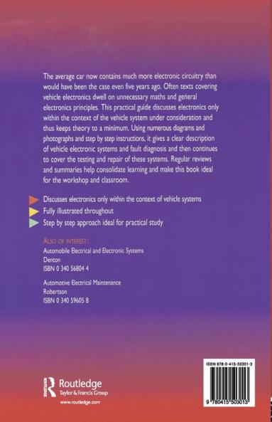 Vehicle Electronic Systems and Fault Diagnosis