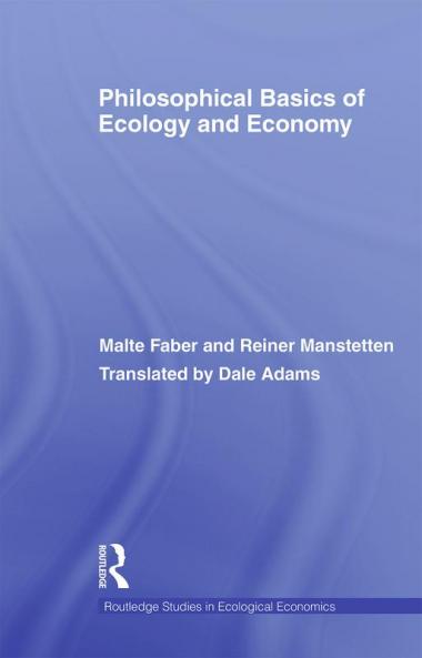 Philosophical Basics of Ecology and Economy