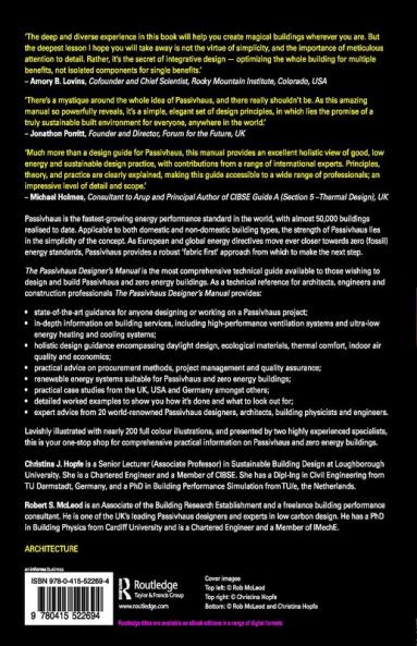 Passivhaus Designer's Manual