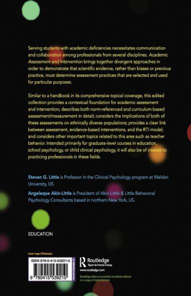 Academic Assessment and Intervention