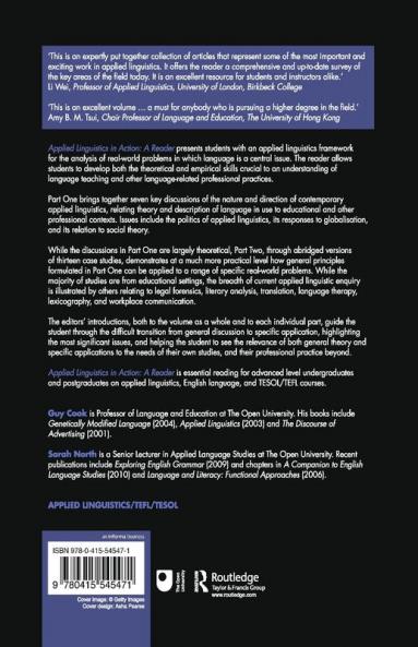 Applied Linguistics in Action: A Reader