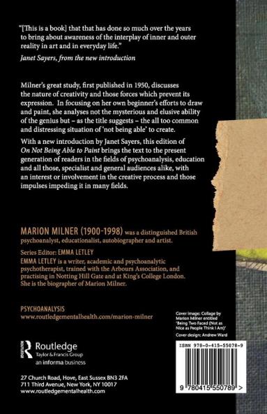 On Not Being Able to Paint