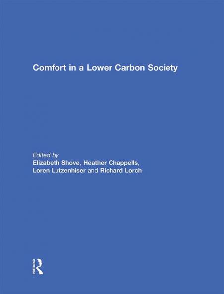 Comfort in a Lower Carbon Society