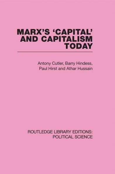 Marx's Capital and Capitalism Today