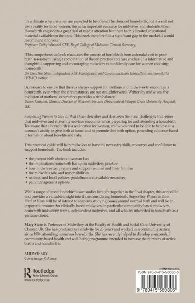 Supporting Women to Give Birth at Home