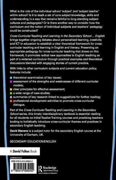 Cross-Curricular Teaching and Learning in the Secondary School: English