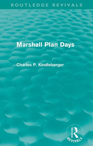 Marshall Plan Days (Routledge Revivals)