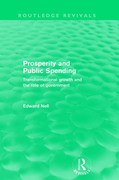 Prosperity and Public Spending (Routledge Revivals)