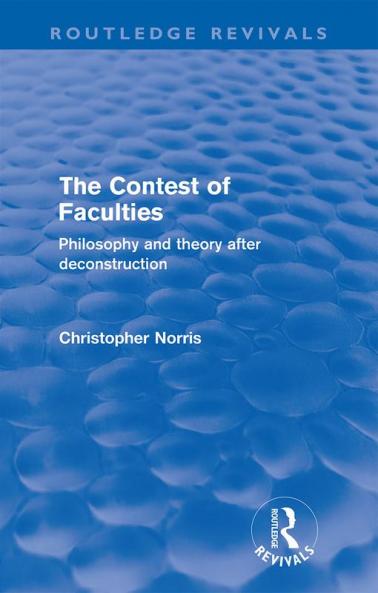 Contest of Faculties (Routledge Revivals)