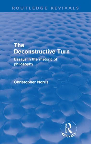 Deconstructive Turn (Routledge Revivals)