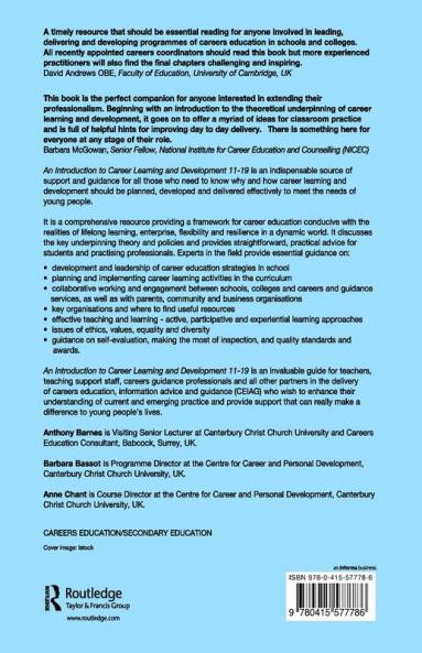 Introduction to Career Learning & Development 11-19
