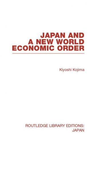 Japan and a New World Economic Order